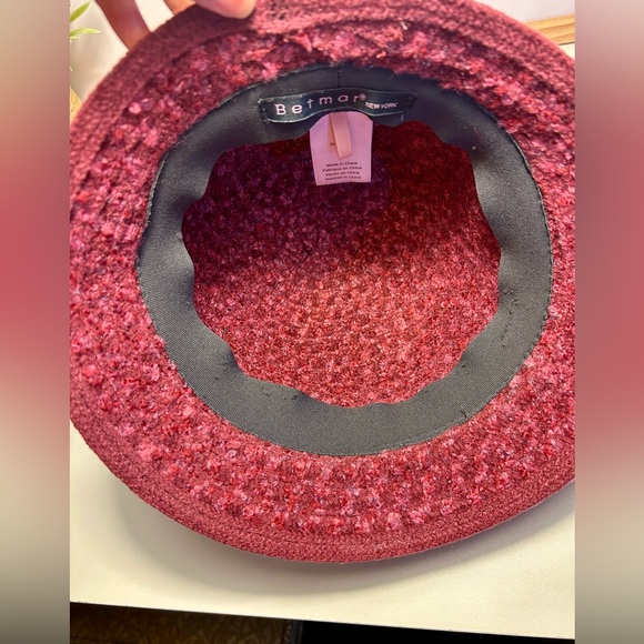 Betmar New York Willow Knit Cloche Hat color: Bordeaux Multi - Picture 8 of 8